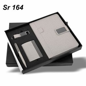 Sr 164- Grey Jute 4 in 1 gift set
